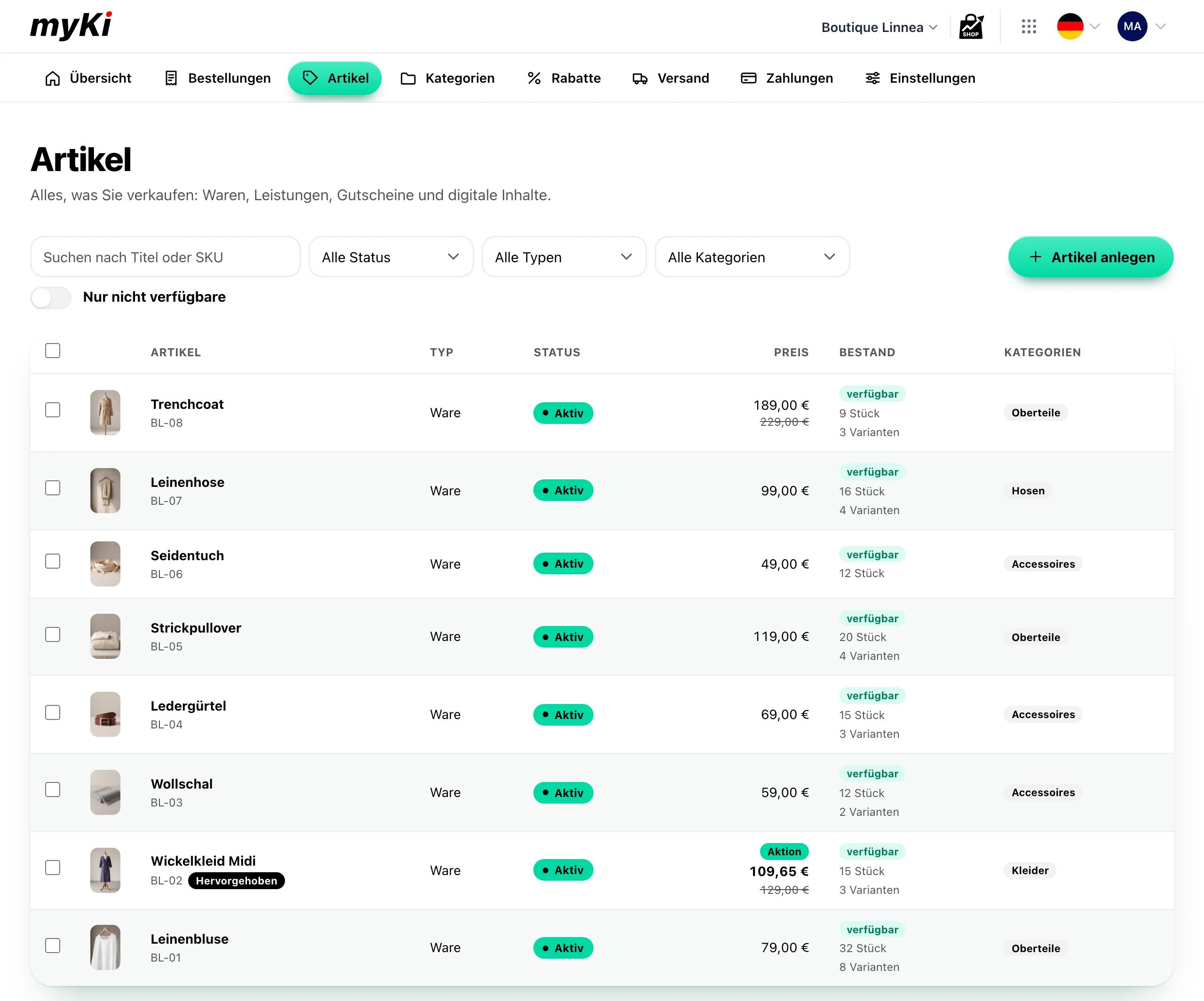 Web sitenizden doğrudan satış yapın.