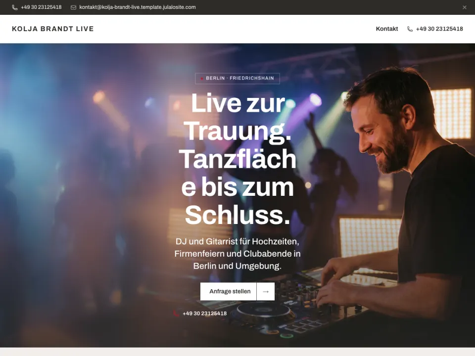 Kolja Brandt Live