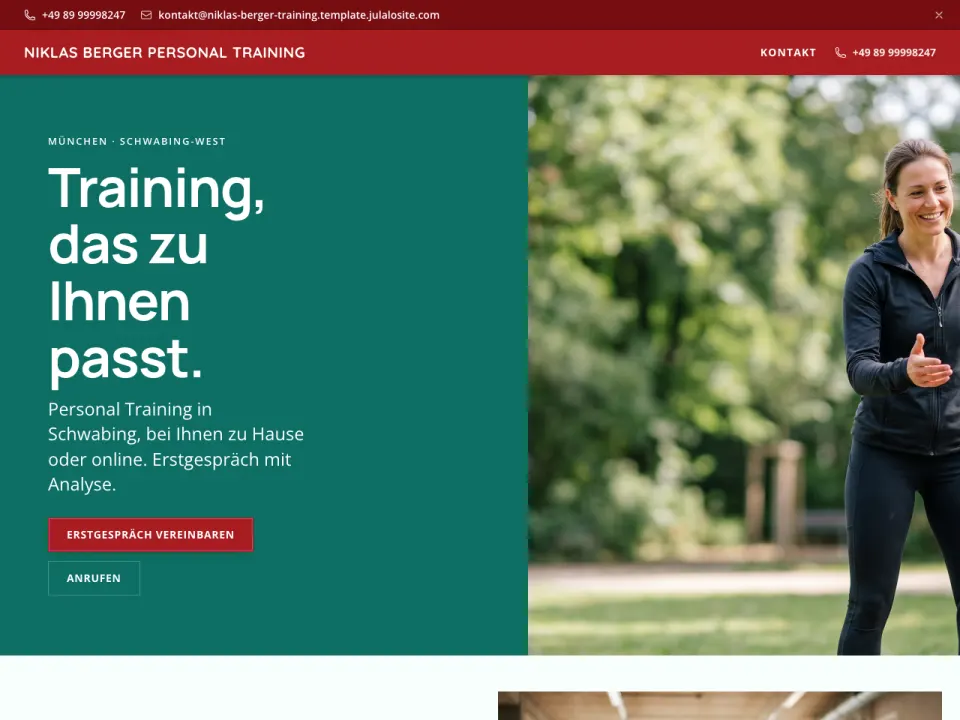 Niklas Berger Personal Training